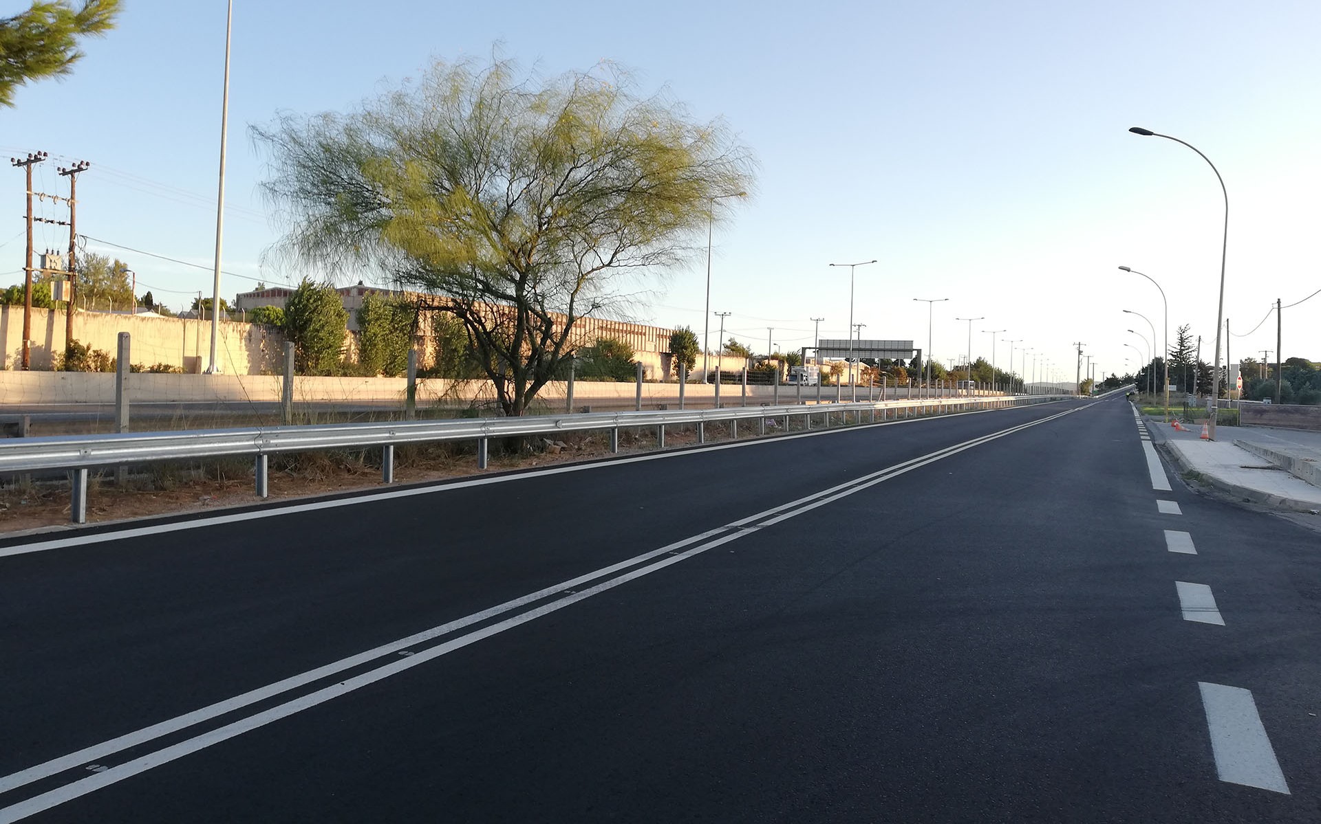 Έτοιμος ο παράδρομος της Εθνικής Οδού στον Άγιο Στέφανο