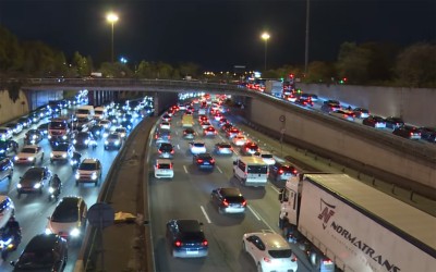 700 χλμ. μπλοκαρισμένων δρόμων στο Παρίσι πριν το lockdown! (video)