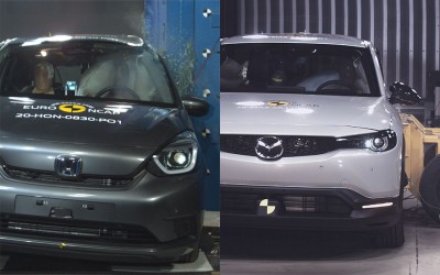 Δοκιμές Euro NCAP: Πόσα αστέρια πήραν τα Honda Jazz και Mazda MX-30; (video)