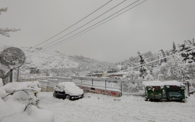 Μήδεια: Η Αθήνα στα λευκά (φωτογραφίες)