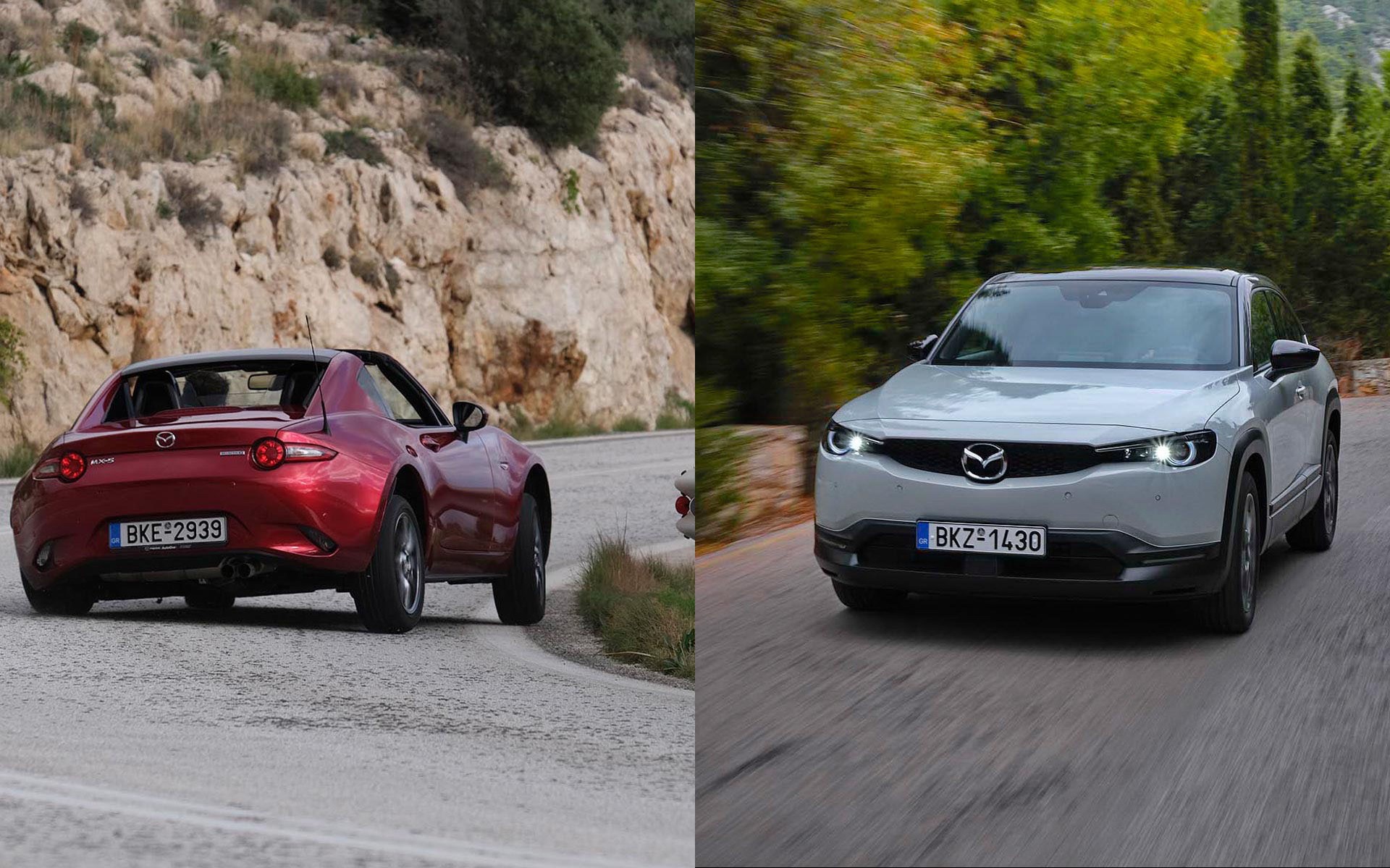 Δοκιμή: Ποιο ΜΧ προτιμας; Το αυθεντικό roadster MX-5 ή το ηλεκτρικό SUV MX-30;