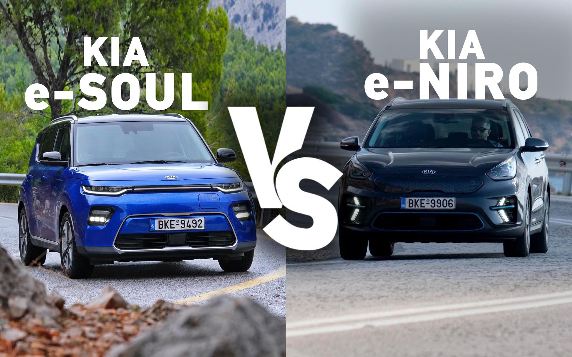 Δοκιμή ηλεκτρικών SUV: Kia e-Niro ή Kia e-Soul; Δείτε τι ψηφίσατε