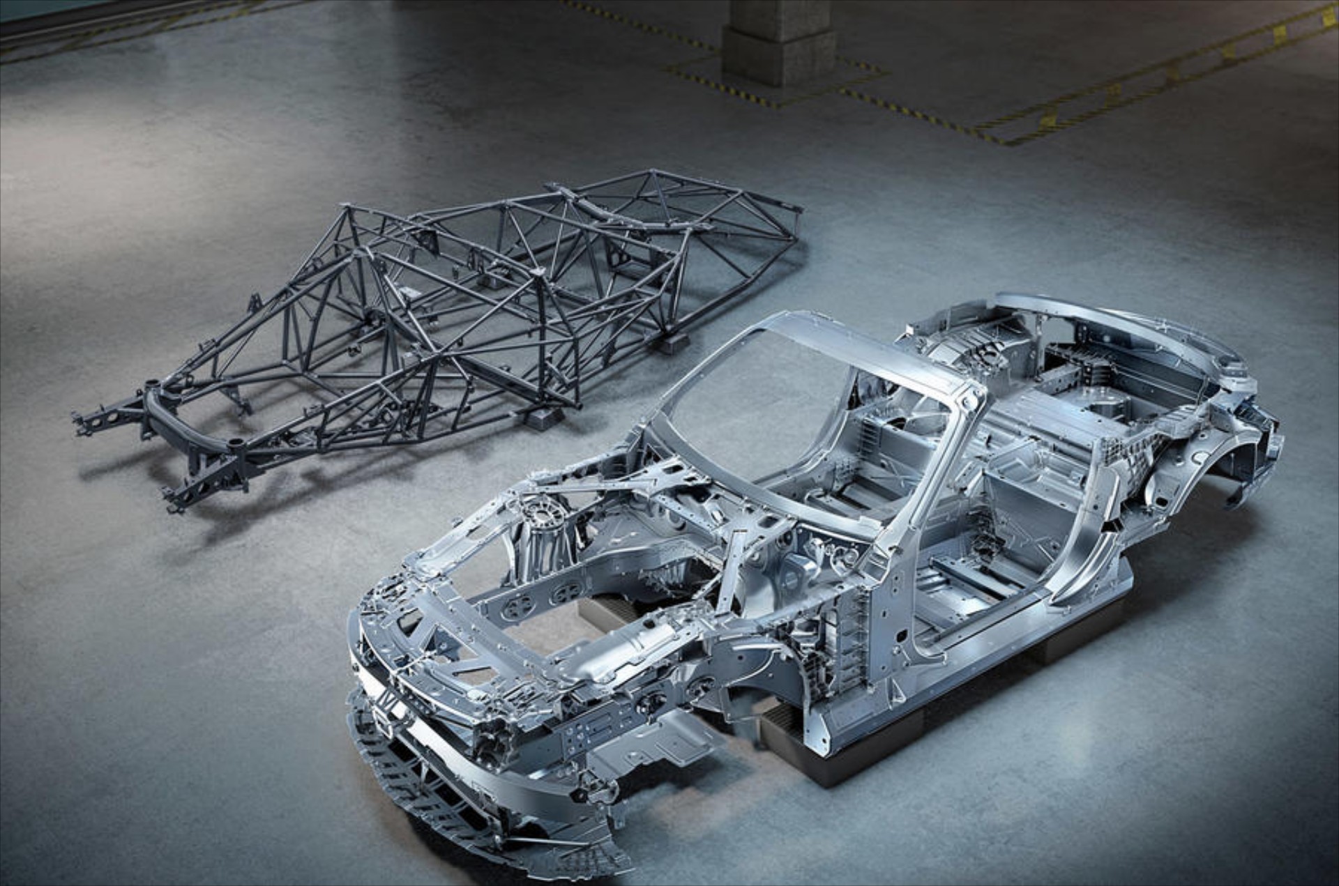 Μάθε τα πάντα για το πλαίσιο της νέας Mercedes-Benz SL που δημιουργήθηκε από λευκό χαρτί