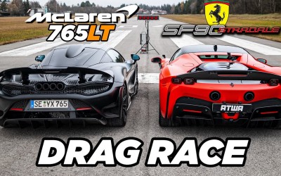 Ferrari SF90 vs McLaren 765LT: Ποιο πιστεύετε ότι είναι ταχύτερο; [video]
