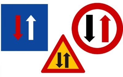 Δρόμος διπλής κατεύθυνσης - Ξέρεις τι δείχνει η κάθε πινακίδα;