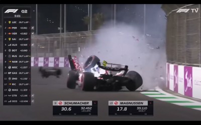 F1: Τρομακτικό ατύχημα του Schumacher - Στον τοίχο με 270 km/h [video]