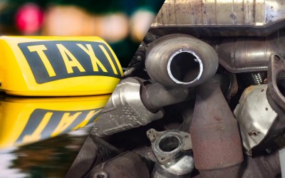 Κλοπή καταλυτών με... ταξί, στο Χαλάνδρι