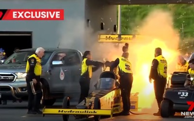 Τρομακτική έκρηξη αγωνιστικού αυτοκινήτου καταγράφηκε live [video] 