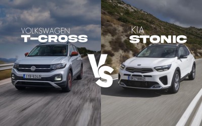 Αυτόματο B-SUV: Kia Stonic ή Volkswagen T-Cross; Ποιο διαλέγεις;