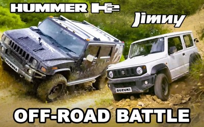 Suzuki Jimny vs Hummer H2: Έχει ελπίδες το μικρό ιαπωνικό off-roader; [Video]