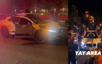 Video: Πεζοί χτυπούν και πατούν αυτόνομες Jaguar!