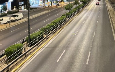 Λεωφόρος Κηφισού: Έστρωσαν νέα άσφαλτο – Έβαλαν φώτα LED