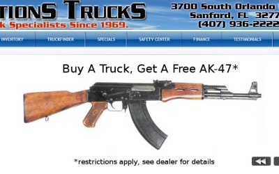 Καλάσνικοφ δώρο μαζί με pick-up