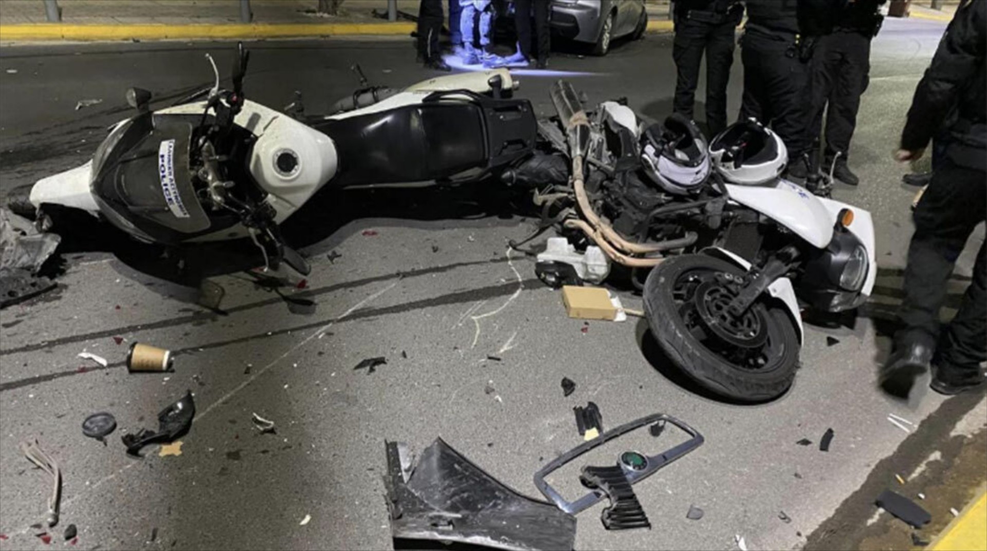 Οδηγός ΙΧ τράκαρε με μηχανές της ΔΙ.ΑΣ. – Σοβαρά τραυματίας ένας αστυνομικός