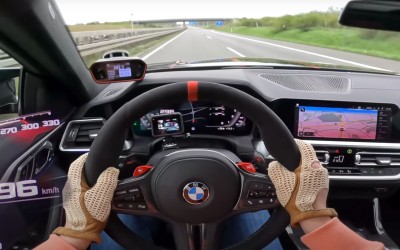 BMW M4 πιάνει τα 300 km/h στην εθνική οδό - Δείτε το video
