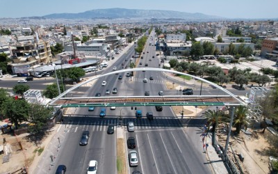 Τέλος στα δυστυχήματα πεζών – Νέα πεζογέφυρα στο Χαϊδάρι [video]