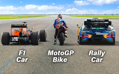 H απόλυτη κόντρα: WRC vs F1 vs Moto GP vs Rallycross vs ηλεκτρικό van [Video]