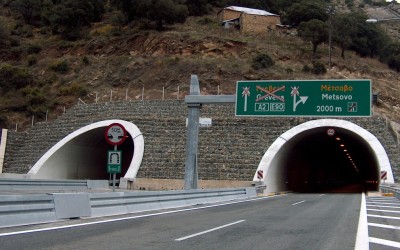 Έβαλαν ρομπότ στις σήραγγες της Εγνατίας Οδού