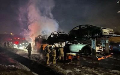 Η «χελώνα» της Πυροσβεστικής - Καλείται να σβήσει τη φωτιά στα ηλεκτρικά