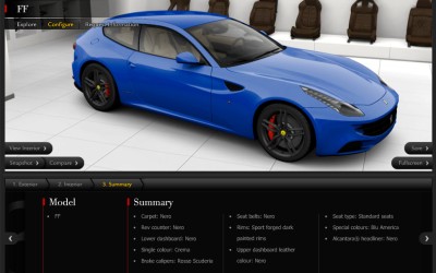 Ferrari FF Online Configurator