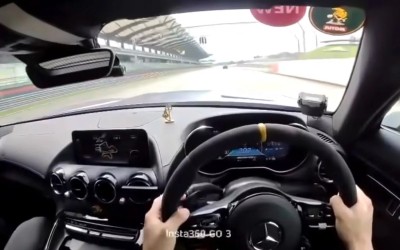 Mercedes-AMG GT βγήκε με 230 km/h - Διαλύθηκε τελειώς [video]