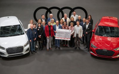 Η Audi και οι υπάλληλοί της δωρίζουν 850.000 ευρώ σε φιλανθρωπικό σκοπό
