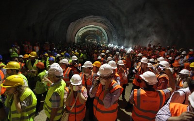 Έτοιμο το τούνελ στα Τέμπη


