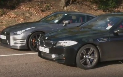 Video: BMW M5 vs Nissan GT-R