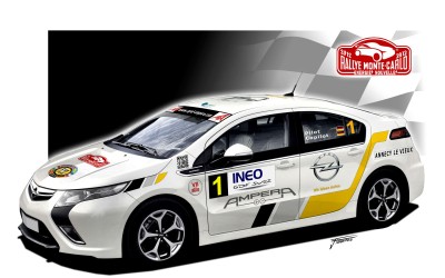 Το Opel Ampera πάει Monte Carlo