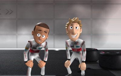 Video : Tooned by McLaren! Track to the future