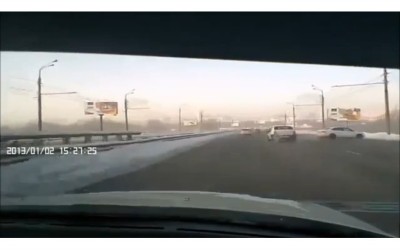 Ατύχημα σε Ρωσικό αυτοκινητόδρομο

