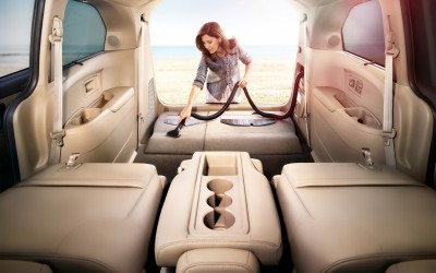 Ηλεκτρική σκούπα στον εξοπλισμό του Honda Odyssey