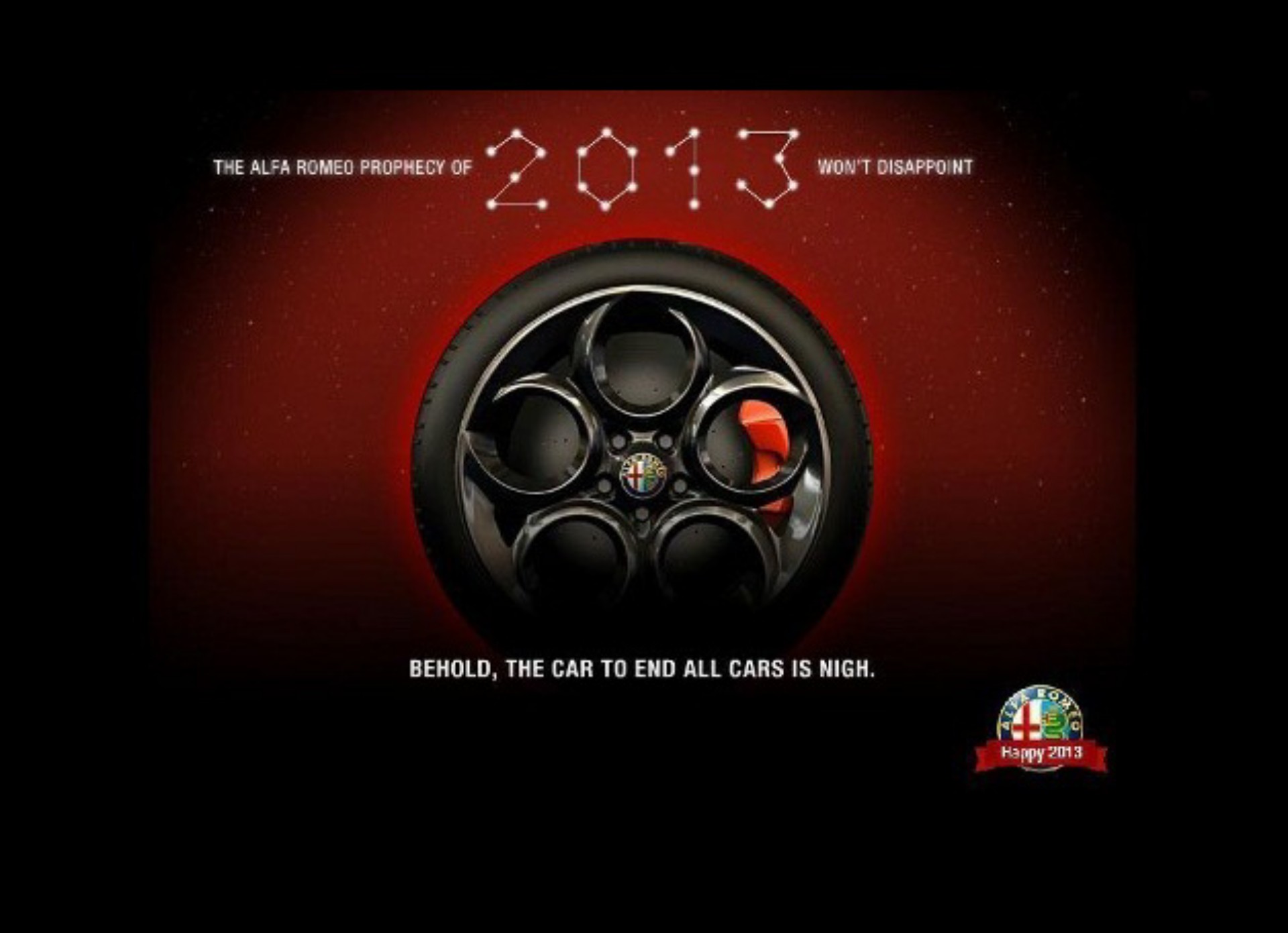 Alfa Romeo 4C teaser για το 2013