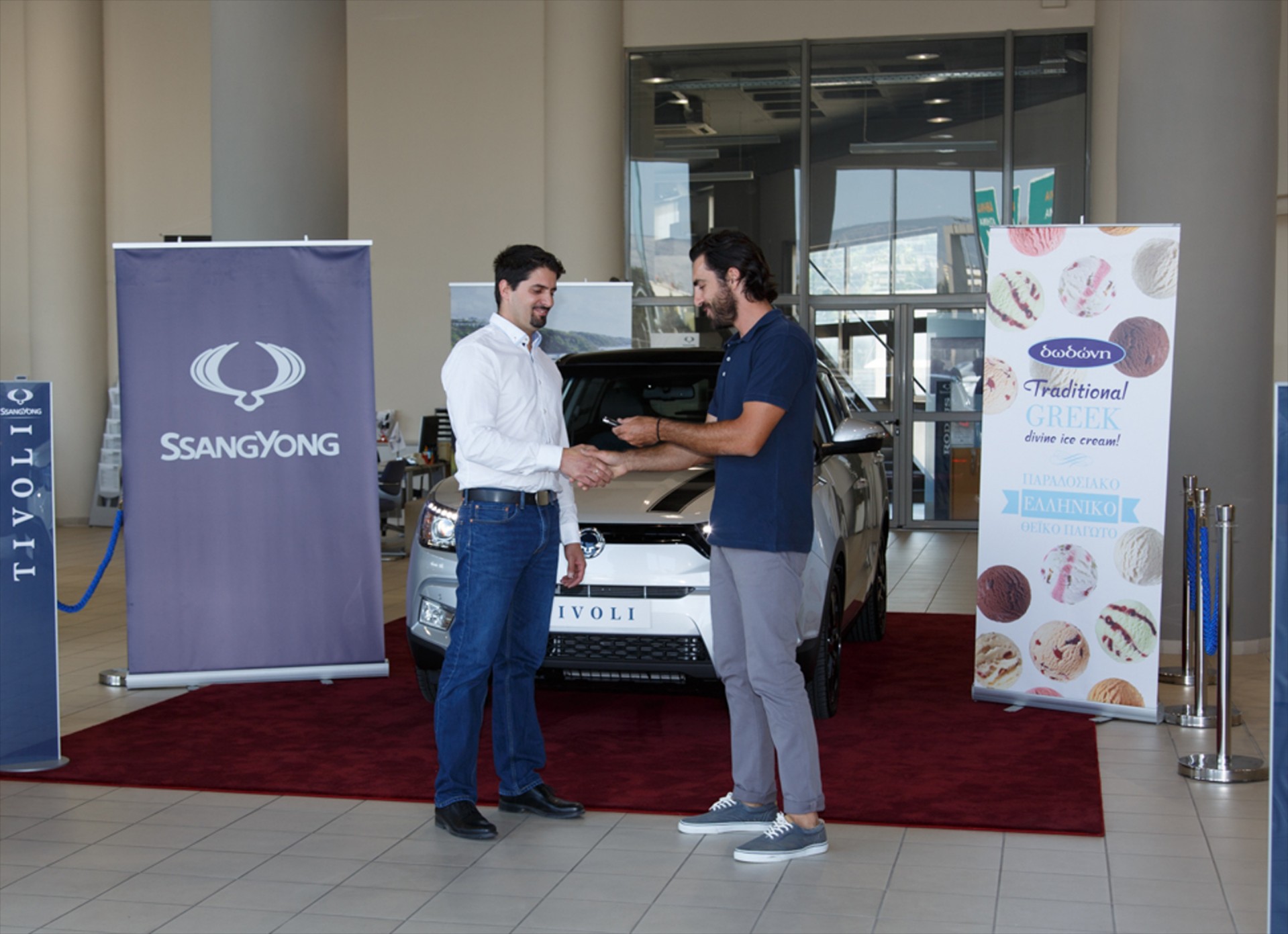 Ο 1ος νικητής παραλαμβάνει ένα νέο SsangYong Tivoli