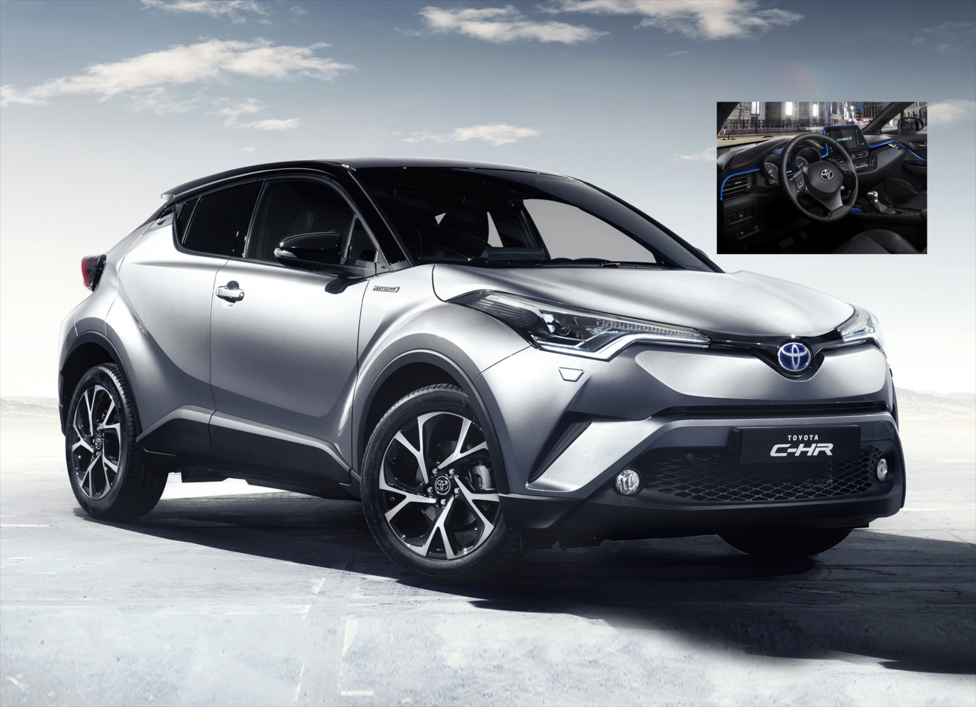 Αποκαλύφθηκε το εσωτερικό του Toyota C-HR
