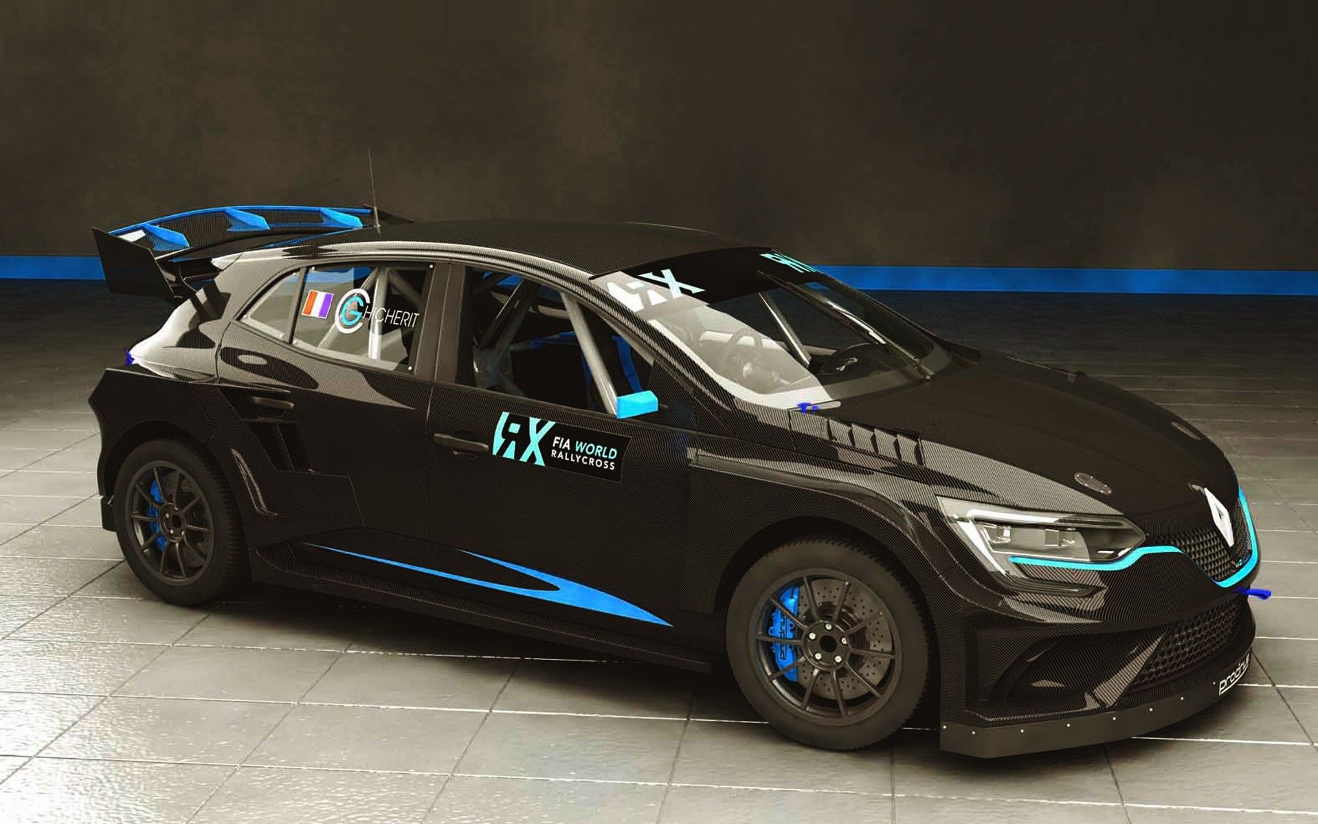 Renault Megane WRX με αγωνιστική περιβολή