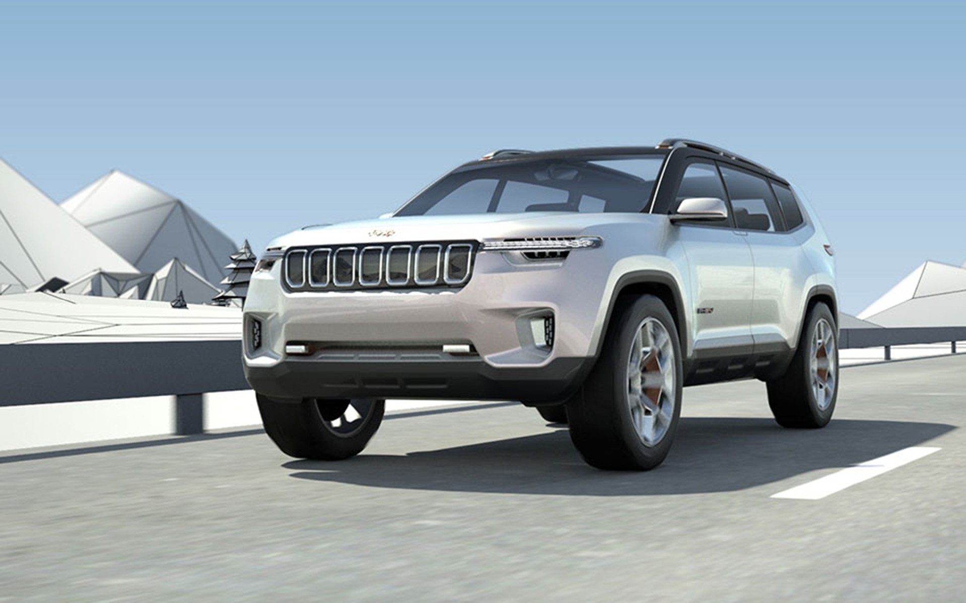 6θέσιο Jeep Cherokee μόνο για την Κίνα