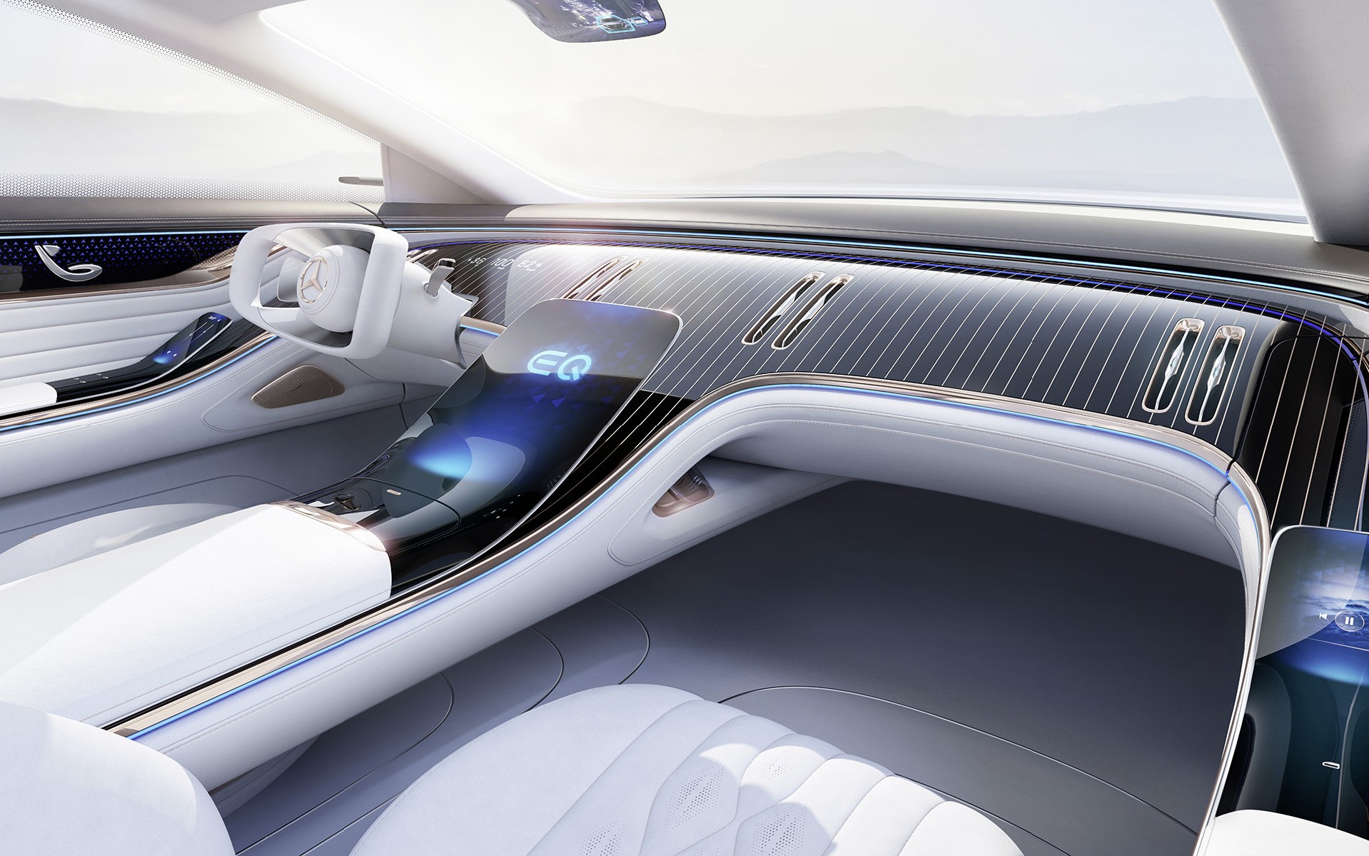 Το εσωτερικό της Mercedes-Benz EQ Concept