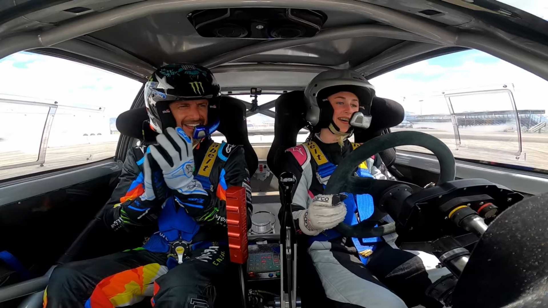 Στα χνάρια του πατέρα της η 13χρονη κόρη του Ken Block (video)