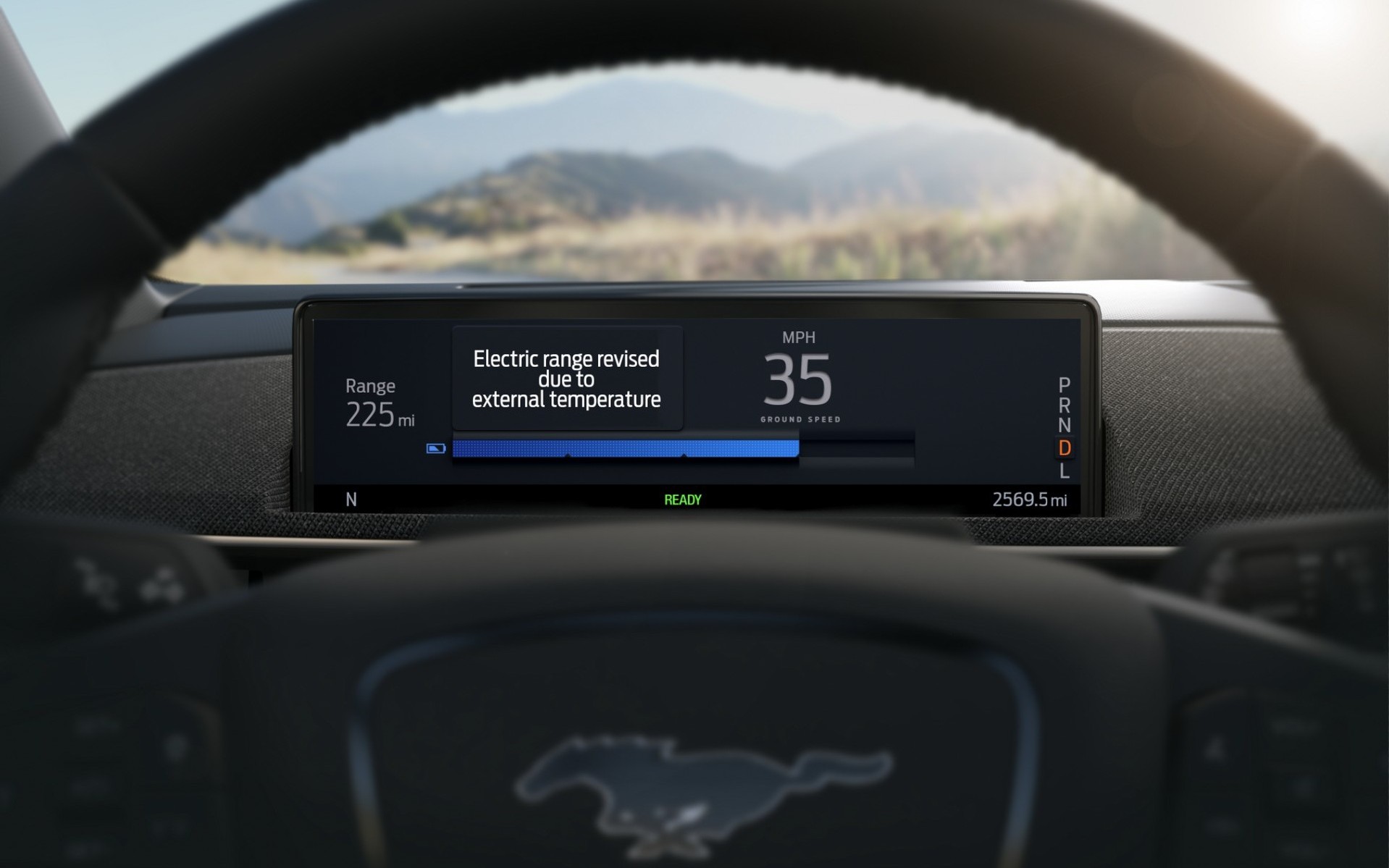 H Mustang Mach-E υπολογίζει με ακρίβεια την αυτονομία