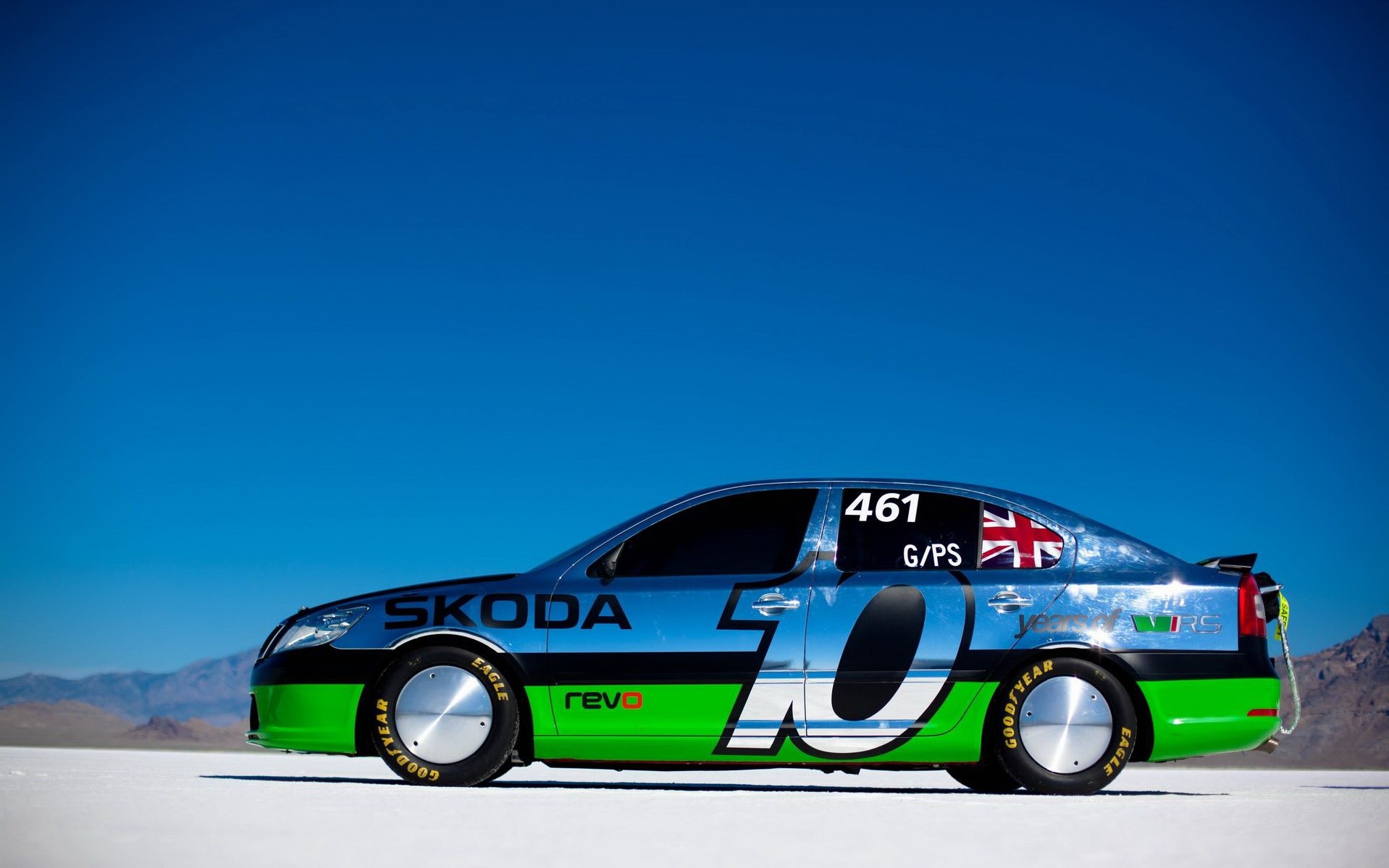 Το ταχύτερο Skoda ever: Βελτιωμένο Octavia vRS έπιασε 365km/h στο Bonneville Salt Flats!