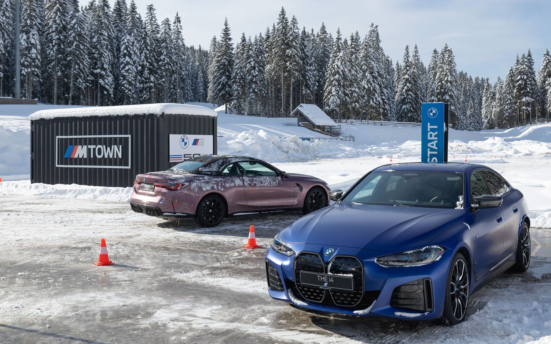 BMW Arena: Κάνουμε drift στα χιόνια με M4 Competition! 