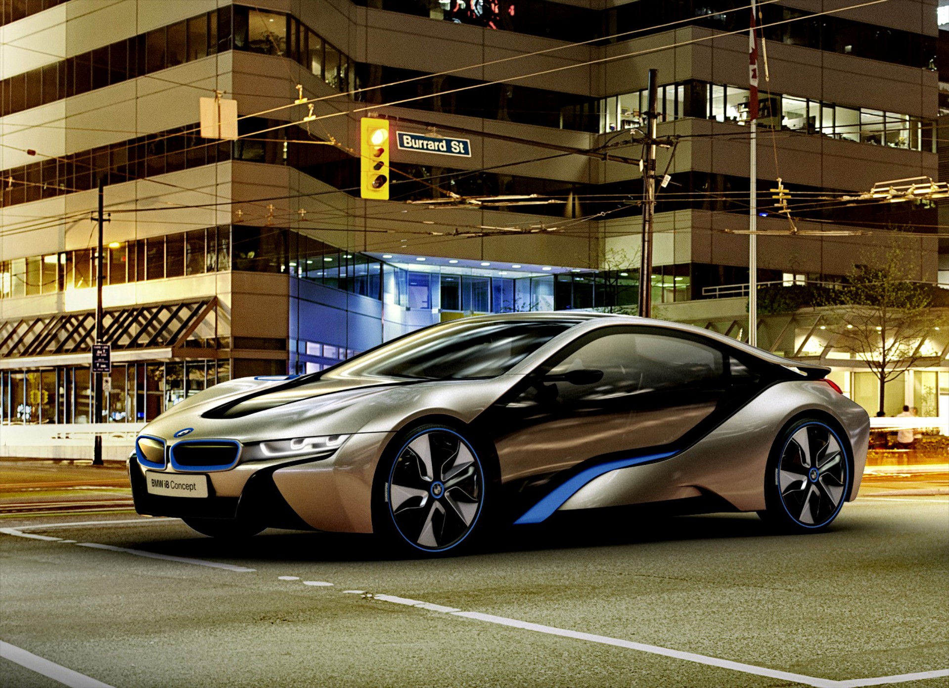 Green Car BMW i8