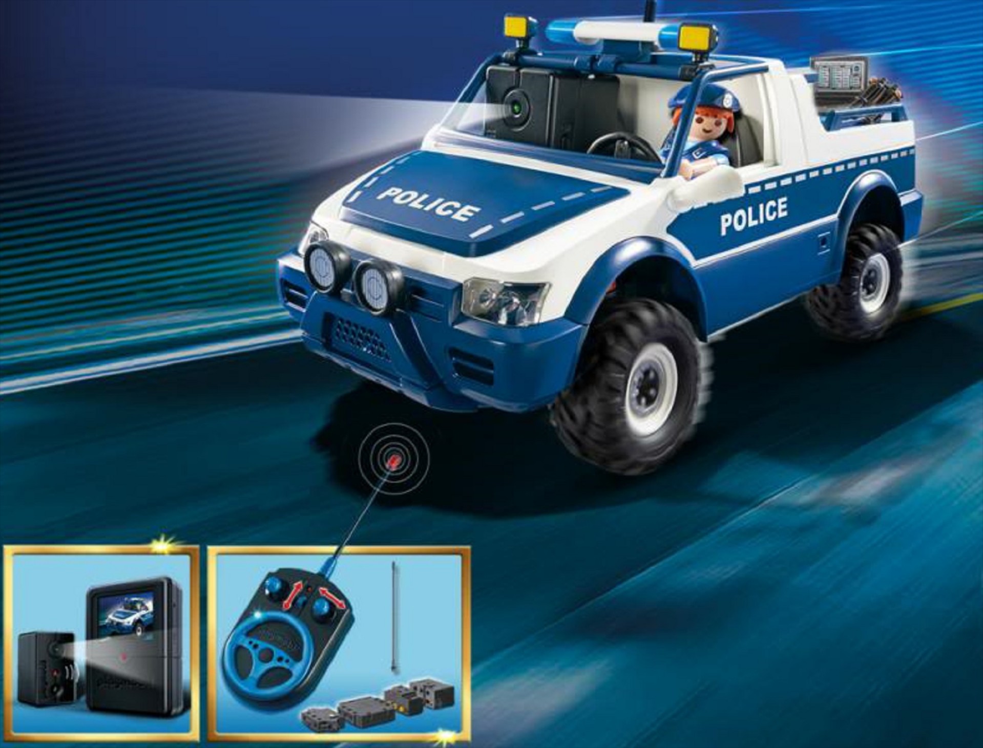 Playmobil περιπολικό με κάμερα