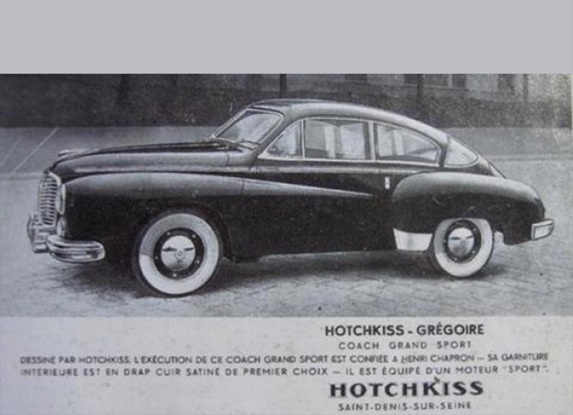 Hotchkiss-Gregoire: Αμετανόητος οραματιστής