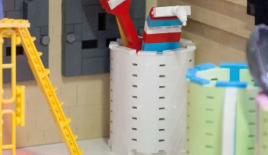 Ένα τροχόσπιτο Lego… σε πραγματικές διαστάσεις