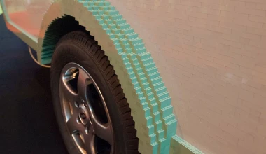 Ένα τροχόσπιτο Lego… σε πραγματικές διαστάσεις