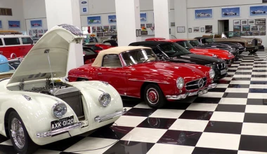 Το γκαράζ του Nelson Piquet σου «παίρνει» το μυαλό