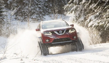 Nissan X-Trail με ερπύστριες (video)