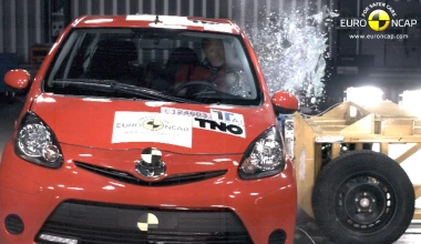 EuroNCAP: Τρία αστέρια για Toyota Aygo

